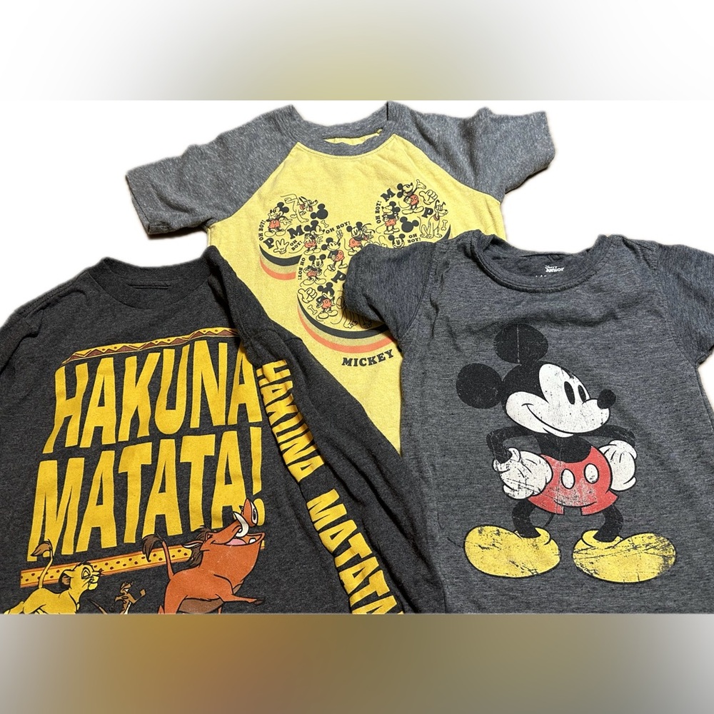 Disney boys 4/5 shirts